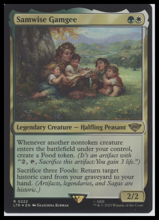 Samwise Gamgee The Lord of the Rings: #222 foil - Front