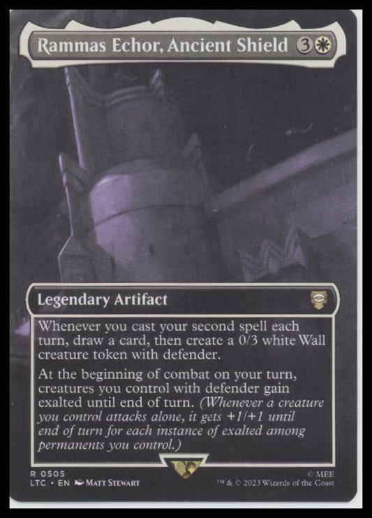 Rammas Echor, Ancient Shield (Borderless) #505 - Front