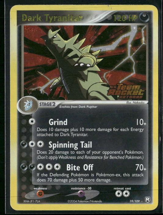 Dark Tyranitar Team Rocket Returns #19/109 - Front