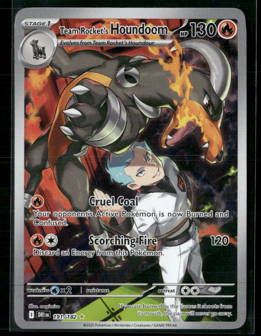 Team Rocket's Houndoom SV10: Destined Rivals #191/182 - Front