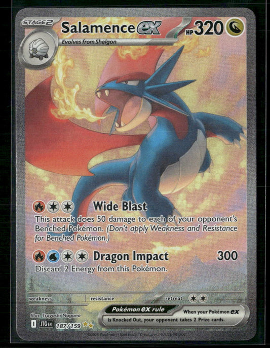 Salamence ex SV09: Journey Together #187/159 - Front