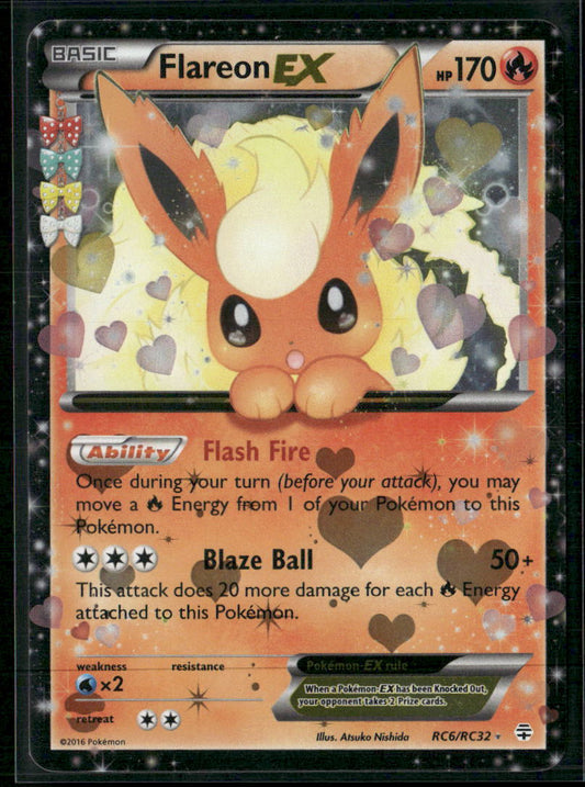 Flareon EX Generations: Radiant Collection #RC6/RC32 - Front