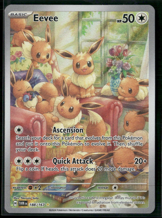 Eevee SV06: Twilight Masquerade #188/167 - Front