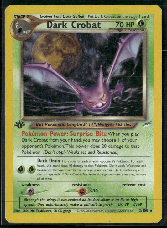 Dark Crobat Neo Destiny #002/105 - Front