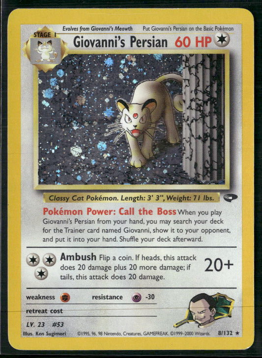 Giovanni's Persian Gym Challenge #008/132 - Front