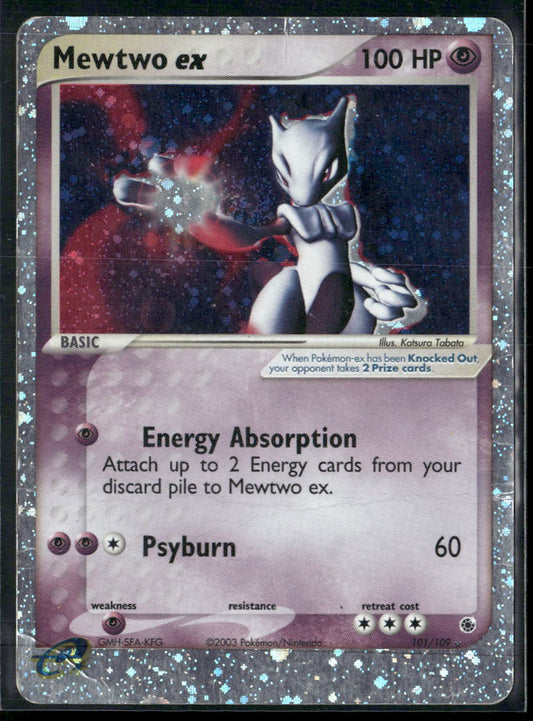 Mewtwo ex Ruby and Sapphire #101/109 - Front