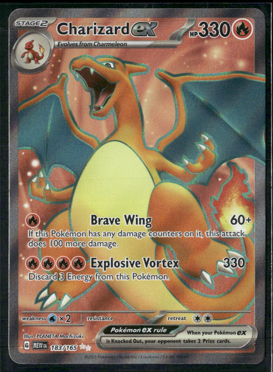 Charizard ex SV: Scarlet & Violet 151 #183/165 - Front
