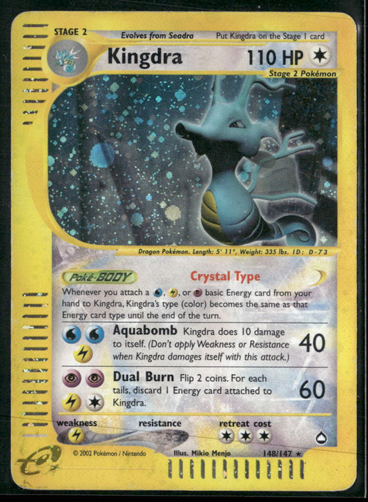Kingdra (148) Aquapolis #148/147 - Front