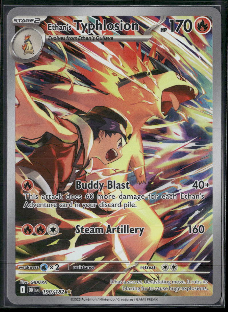 Ethan's Typhlosion SV10: Destined Rivals #190/182 - Front