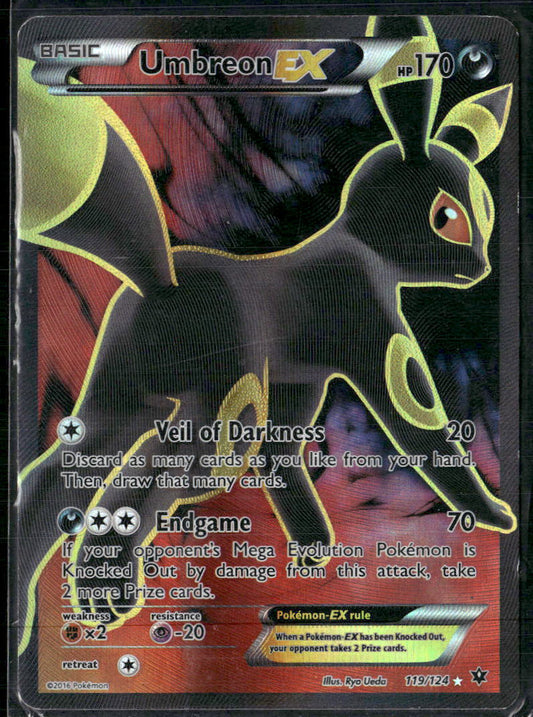 Umbreon EX (Full Art) XY - Fates Collide #119/124 - Front