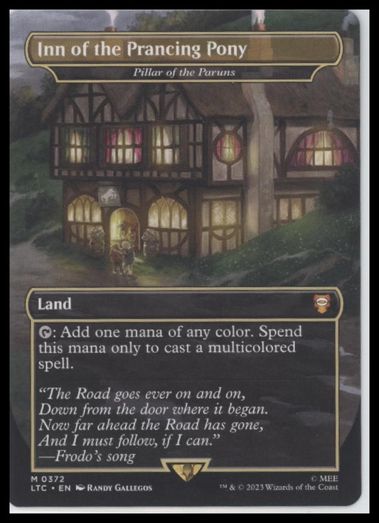 Inn of the Prancing Pony Commander: The Lord of the Rings:  #372 - Front