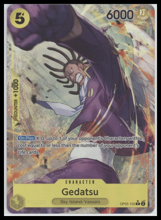 Gedatsu (Alternate Art) Awakening of the New Era #OP05-102 - Front