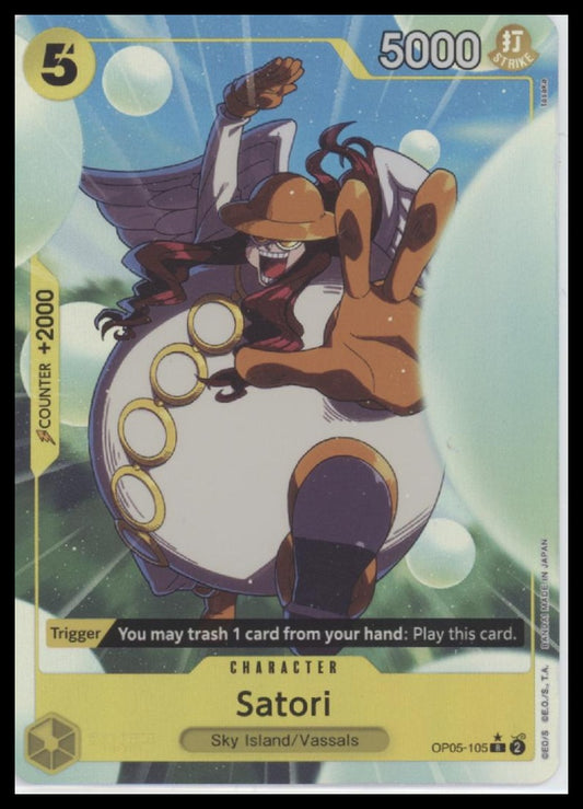 Satori (Alternate Art) Premium Booster -The Best- #OP05-105 - Front