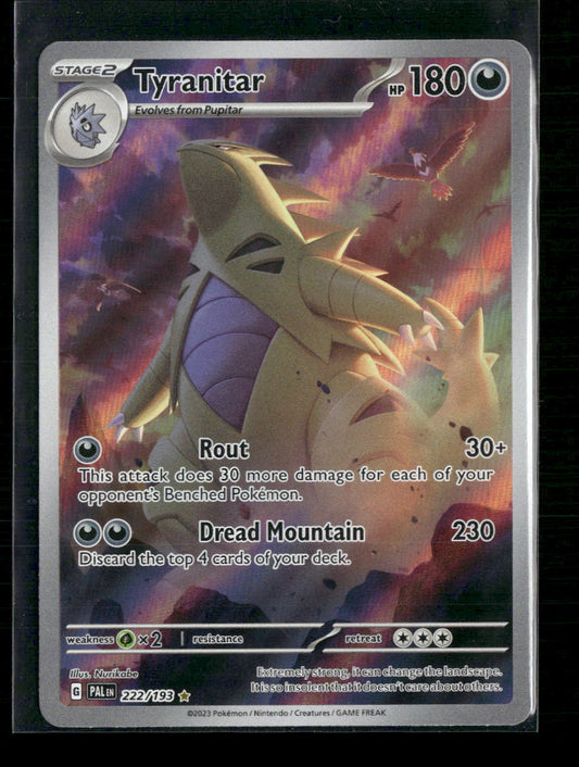 Tyranitar SV02: Paldea Evolved #222/193 - Front
