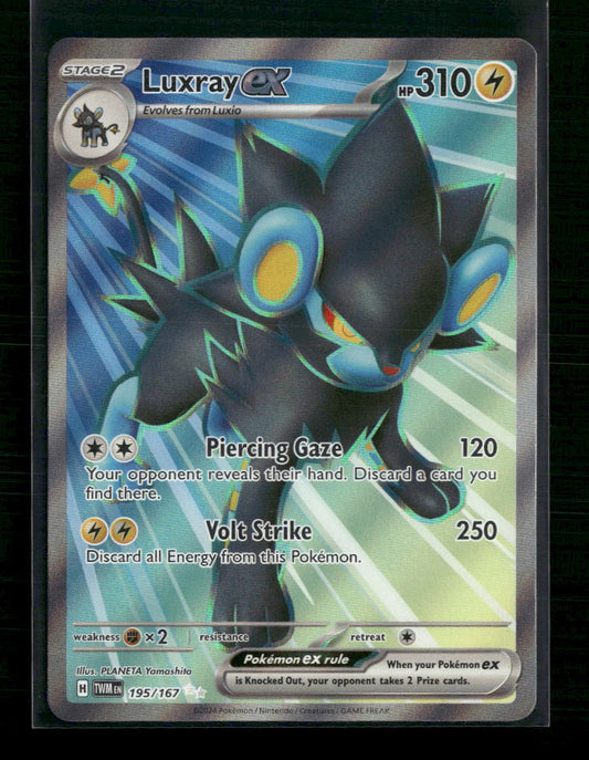Luxray ex SV06: Twilight Masquerade #195/167 - Front