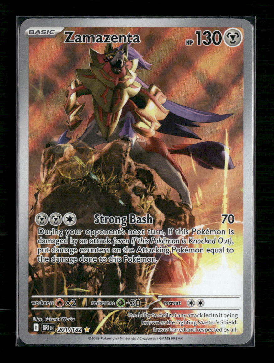 Zamazenta SV10: Destined Rivals #201/182 - Front