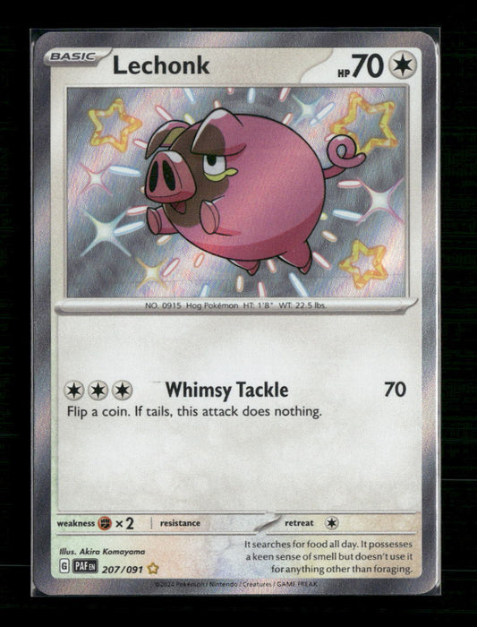 Lechonk SV: Paldean Fates #207/091 - Front