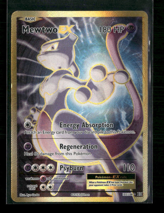 Mewtwo EX (Full Art) XY - Evolutions #103/108 - Front