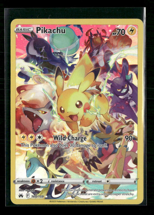 Pikachu (Secret) Crown Zenith #160/159 - Front