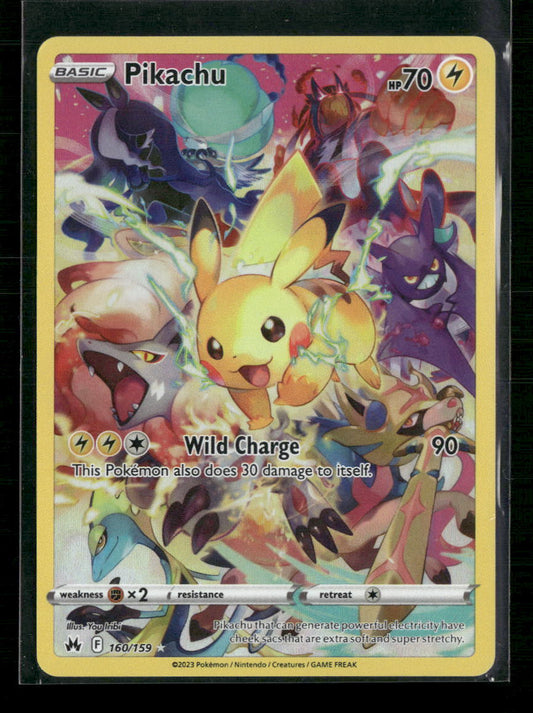 Pikachu (Secret) Crown Zenith #160/159 - Front