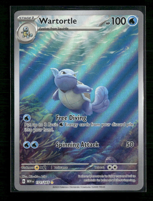 Wartortle SV: Scarlet & Violet 151 #171/165 - Front