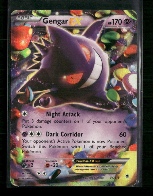 Gengar EX XY - Phantom Forces #34/119 - Front