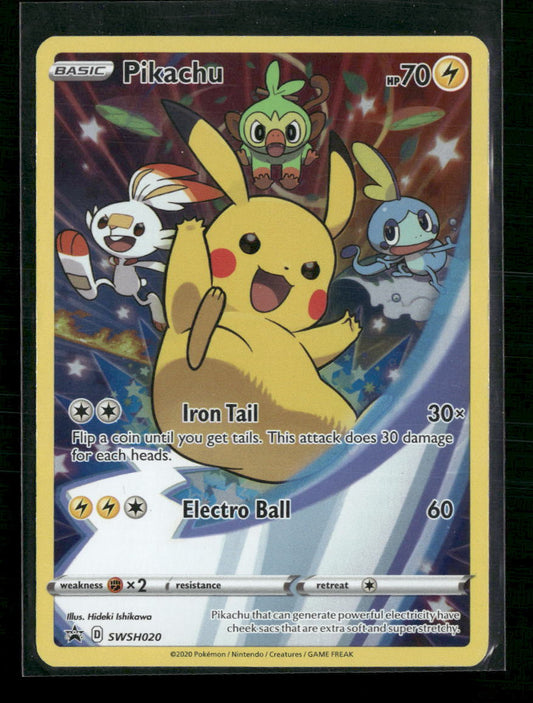 Pikachu SWSH: Sword & Shield Promo Cards #SWSH020 - Front