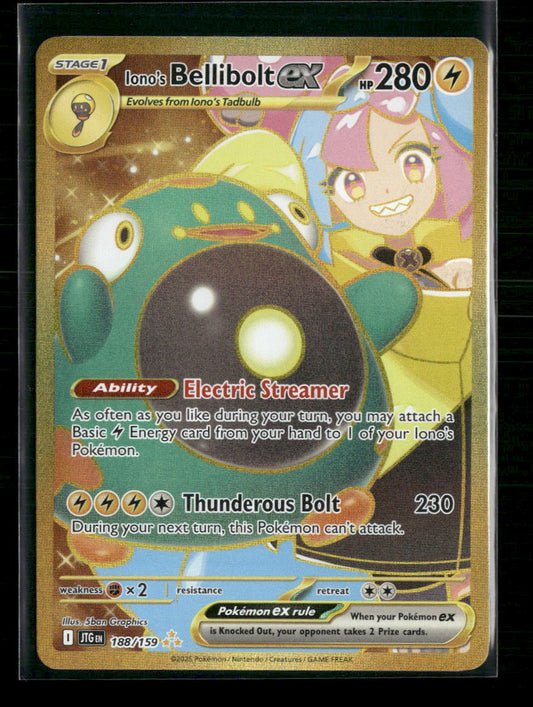 Iono's Bellibolt ex SV09: Journey Together #188/159 - Front