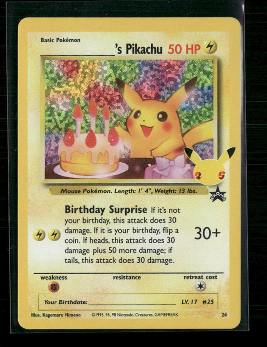 ______'s Pikachu Celebrations: Classic Collection #24/53 - Front