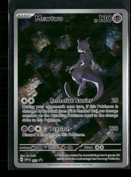 Mewtwo SV: Scarlet & Violet Promo Cards #052 - Front