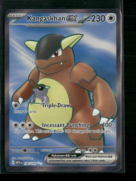 Kangaskhan ex SV: Scarlet & Violet 151 #190/165 - Front