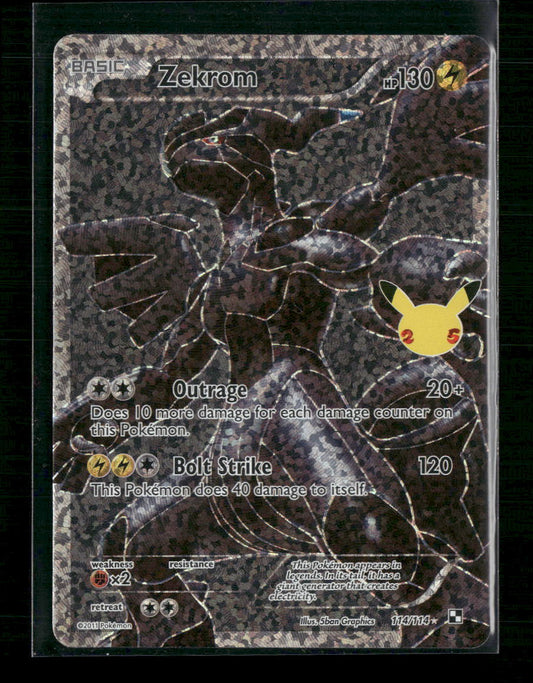 Zekrom Celebrations: Classic Collection #114/114 - Front