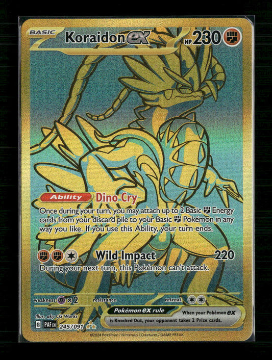 Koraidon ex SV: Paldean Fates #245/091 - Front