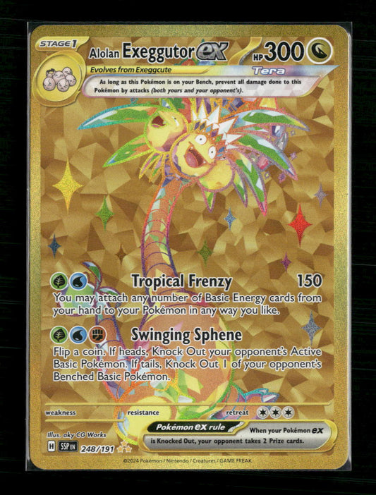 Alolan Exeggutor ex SV08: Surging Sparks #248/191 - Front