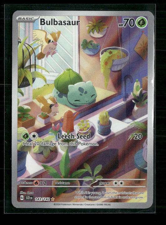 Bulbasaur SV07: Stellar Crown #143/142 - Front