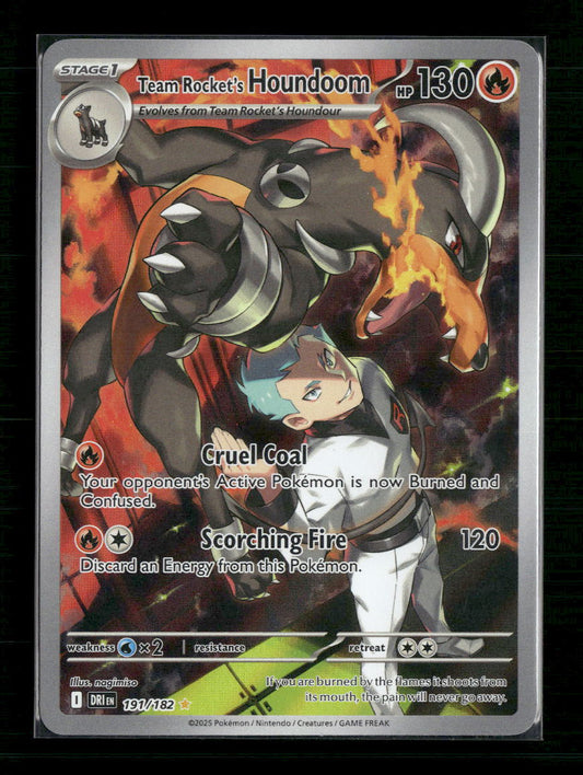 Team Rocket's Houndoom SV10: Destined Rivals #191/182 - Front