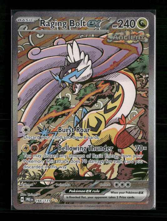 Raging Bolt ex SV: Prismatic Evolutions #166/131 - Front
