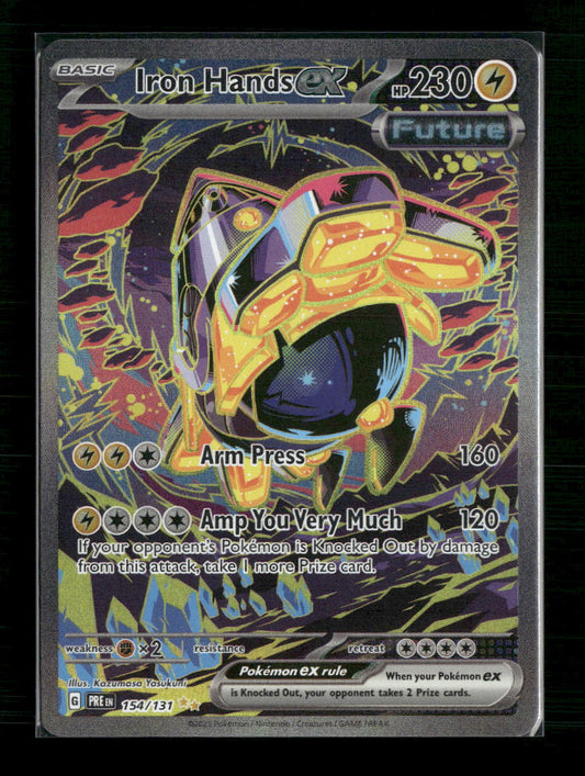 Iron Hands ex SV: Prismatic Evolutions #154/131 - Front