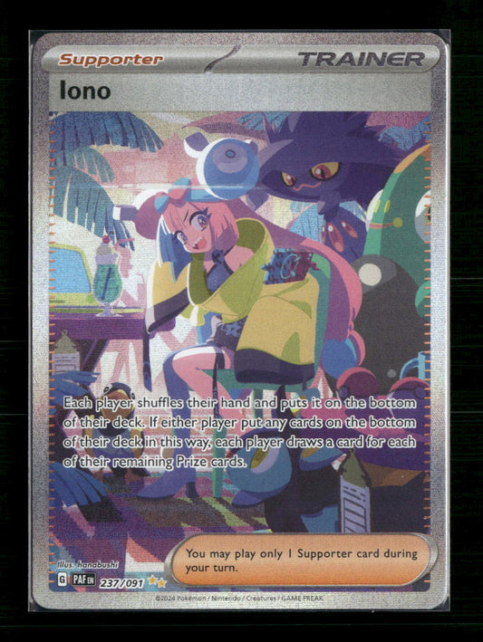 Iono SV: Paldean Fates #237/091 - Front