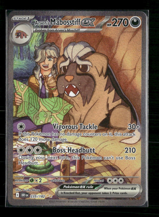 Arven's Mabosstiff ex SV10: Destined Rivals #235/182 - Front