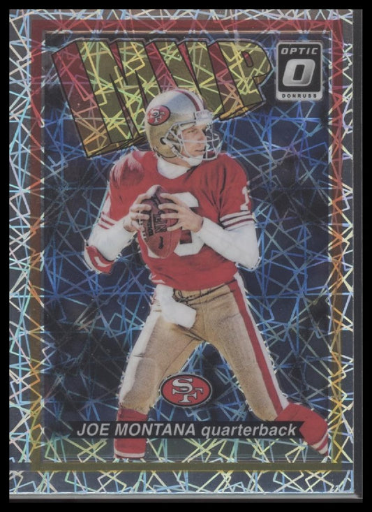 Joe Montana 2018 Donruss Optic #17 MVP - Front