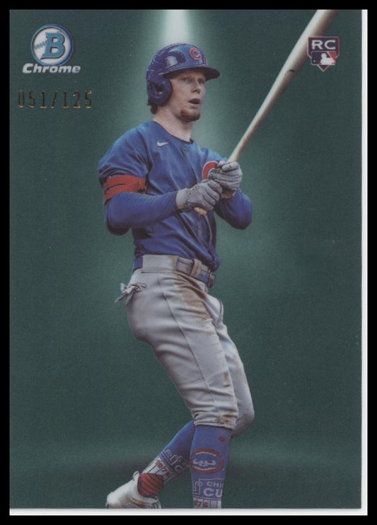 Pete Crow-Armstrong 2024 Bowman #BS-13 Bowman Spotlights Aqua Refractors #/125 - Front