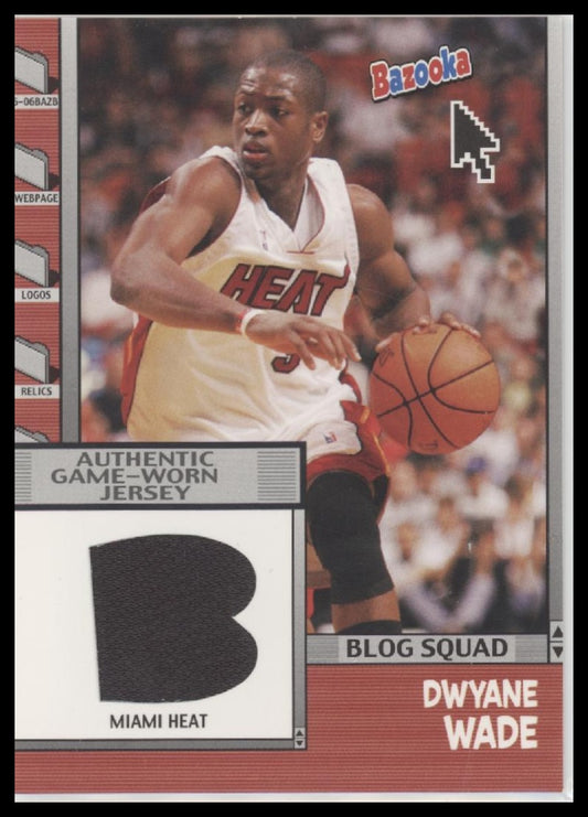 Dwayne Wade 2005 Bazooka Game Worn Jersey - Front