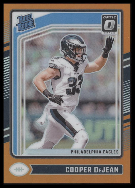 Cooper DeJean 2024 Donruss Optic #221 Orange #/249 - Front