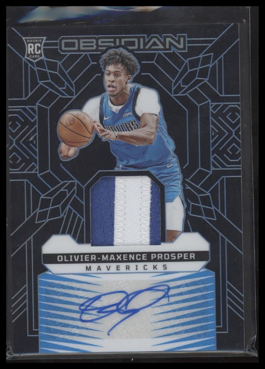 Olivier-Maxence Prosper 2023-24 Panini Obsidian #214 Electric Etch Blue #/27 - Front