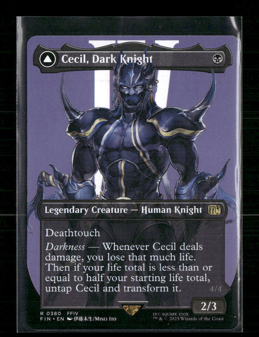Cecil, Dark Knight (Borderless) FINAL FANTASY #380 - Front