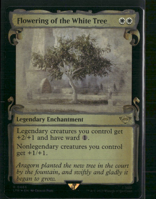 Flowering of the White Tree (Showcase Scrolls) #466 Foil - Front