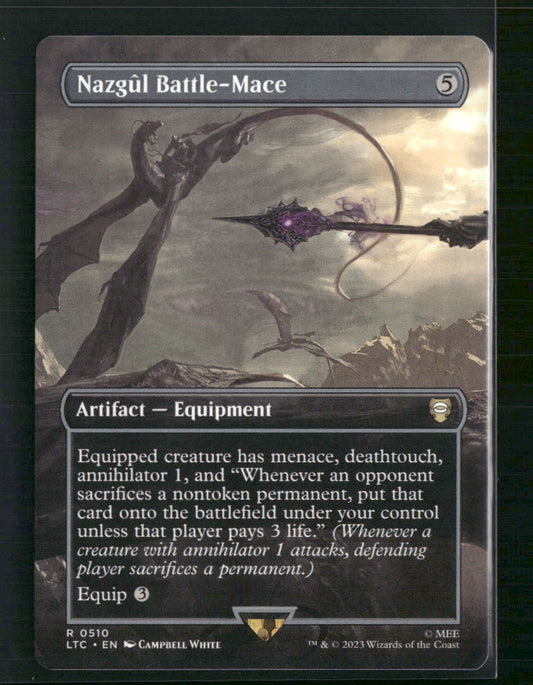 Nazgul Battle-Mace (Borderless)  Tales of Middle-earth #510 - Front