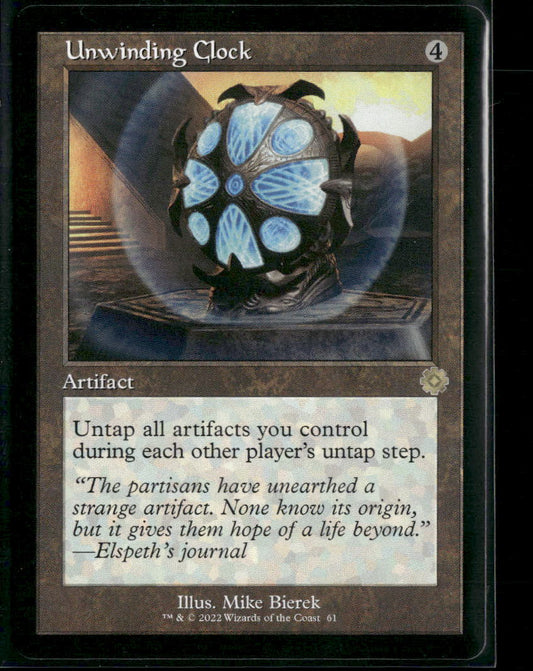 Unwinding Clock The Brothers' War: Retro Frame Artifacts #61 - Front