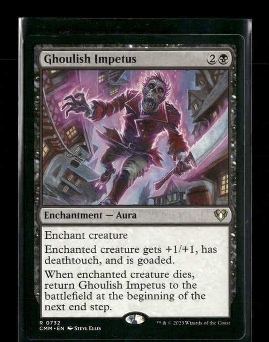 Ghoulish Impetus Commander Masters #732 - Front